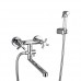Azos Bidet Faucet Pressurized Shower Nozzle Brass Chrome Cold and Hot Switch Two Function Mop Pond Pet Bath Shower Room Round PJPQR018D - B07D1Z82TP